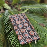 black floral wallet