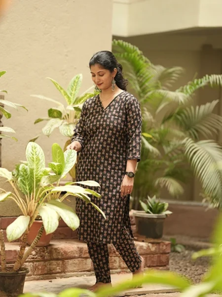 shadow black co-ord set