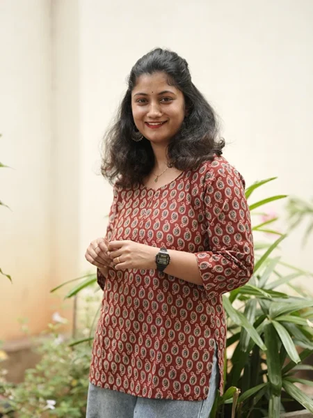 swirling paisley kurti