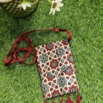 beige sling bag