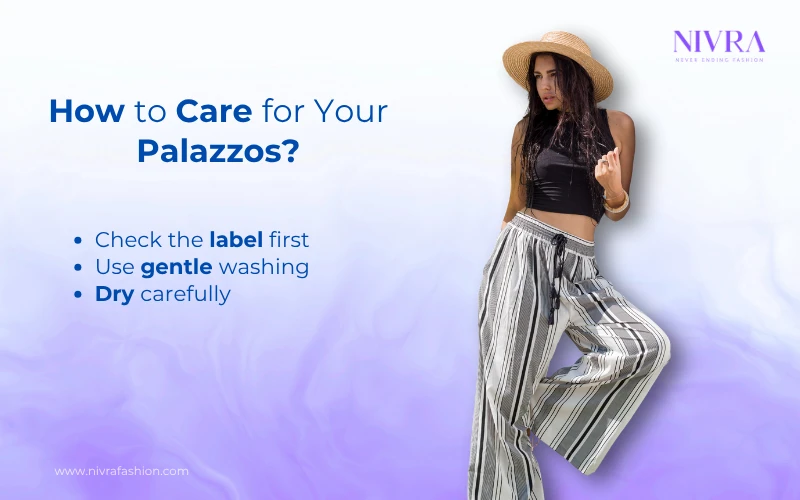 how to care palazzo pants