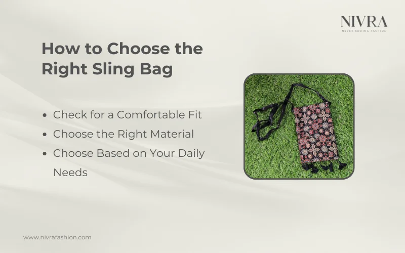 how to choose the right sling bag