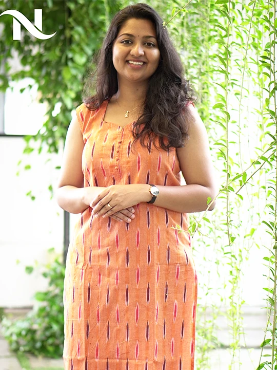 ikat amber glow sleeveless kurti