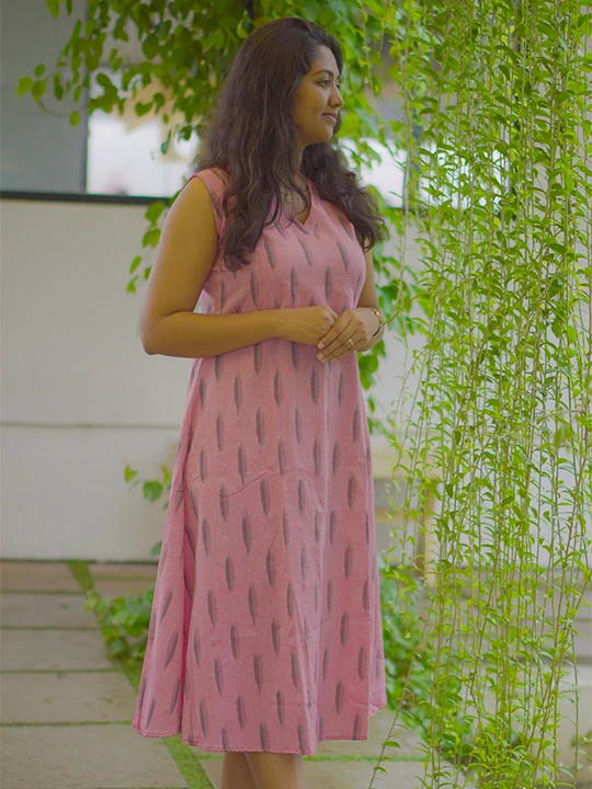 pink kurti for women