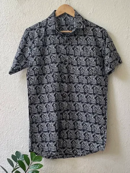 black half sleeve shirt