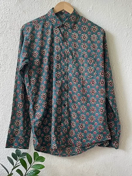 green royal lotus shirt