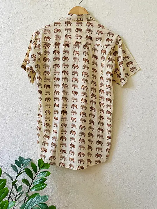 haathi printed shirt back