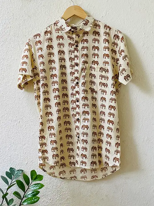haathi printed shirt for men