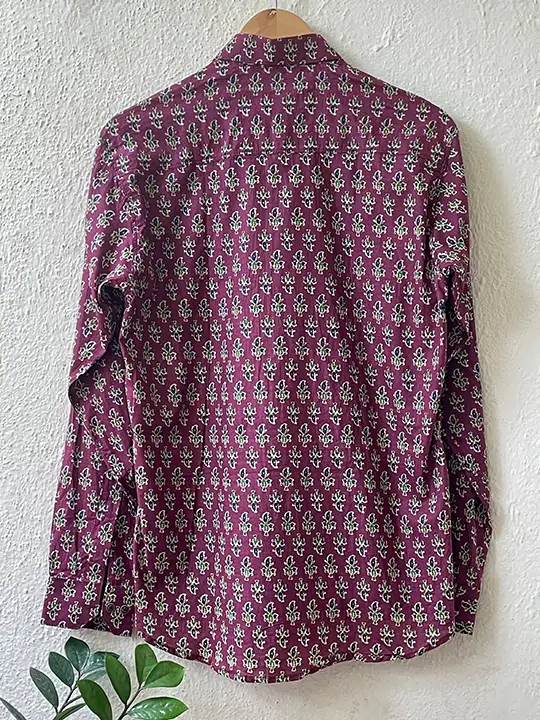 magenta bloom shirt