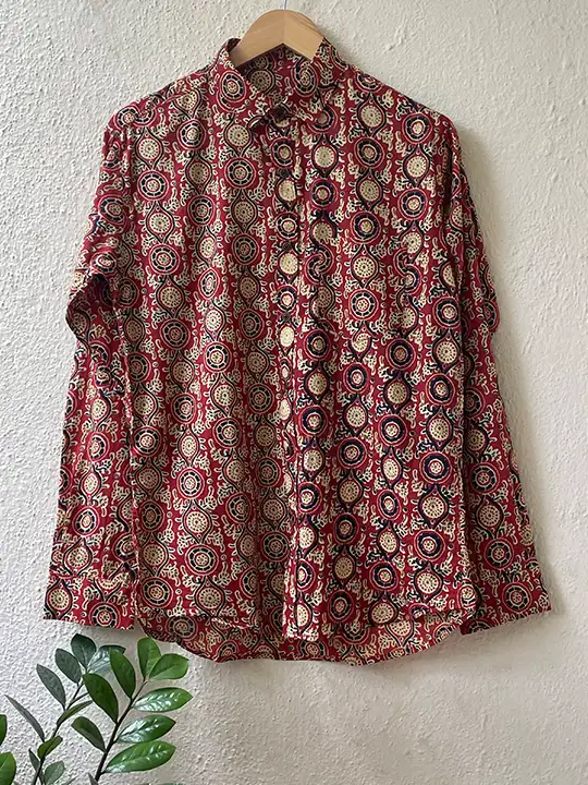 moroccan print shirt for men