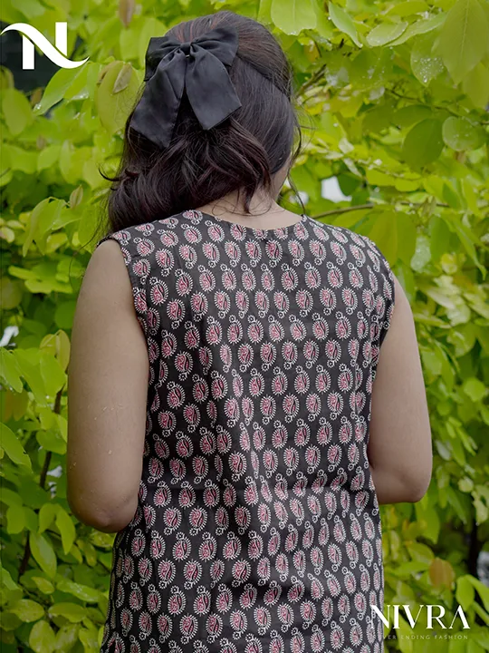 black kurti back