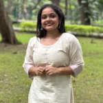 rose golden handloom kurti