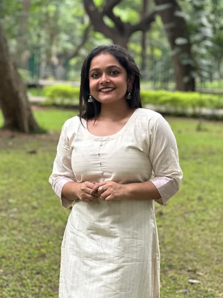 rose golden handloom kurti