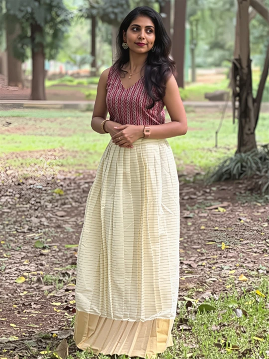 white skirts