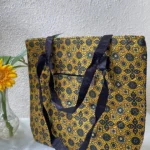 yellow star tote bag